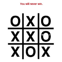 Impossible Tic-Tac-Toe