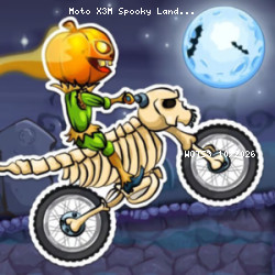 Moto X3M Spooky Land